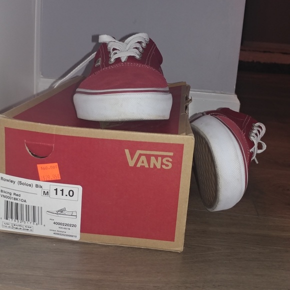 vans biking red